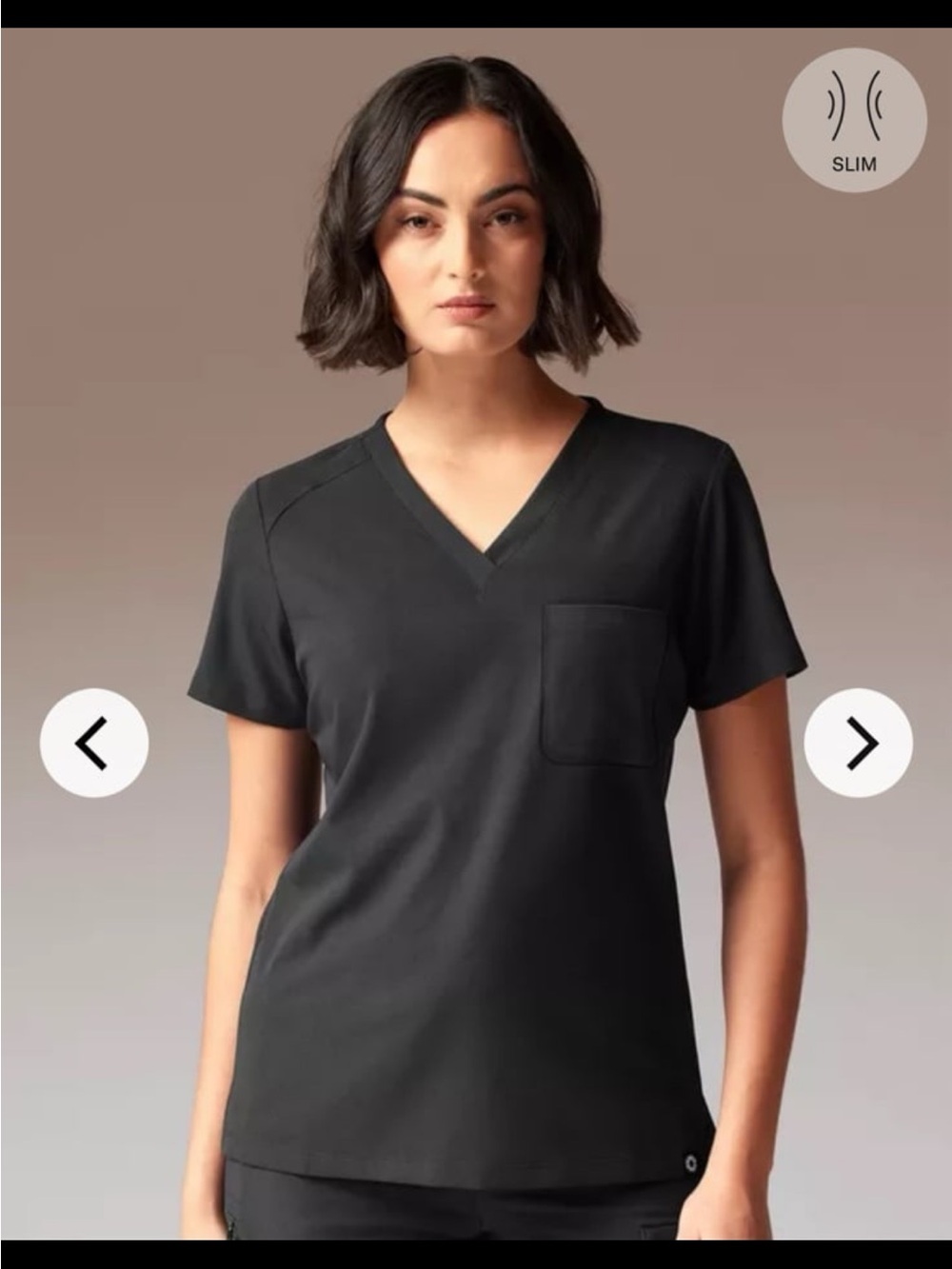 Hypothesis Jet Black Scrub Set